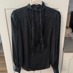 Paige tie neck blouse